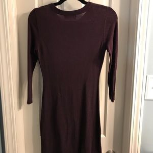 Mossimo Burgundy Sweater Dress